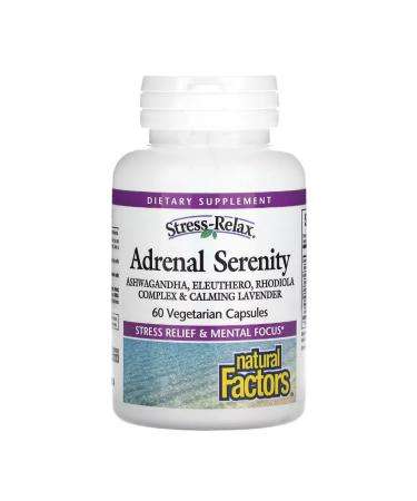 Natural Factors Remedy of the adrenal glands 60 vegetarian capsules