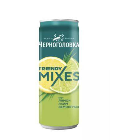 Chernogolovka Drink Gazir Limon-Lim-Lemongrass 330ml 12pcs - Buy Online on GoSupps.com