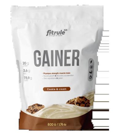 Fitrule Nutrition Gainer set of Fitrula Gainer Mass 800 g Cookies - Buy Online on GoSupps.com