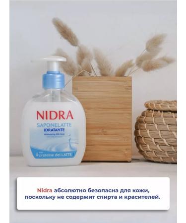 Nidra Liquid hand soap with milk proteins 300 ml - Buy Online on GoSupps.com