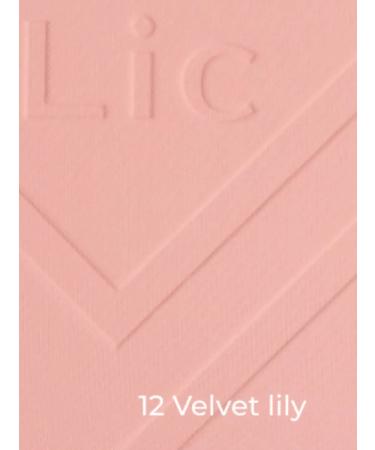 Lic Facial matte blush tone 12 Velvet Lily - Buy Online on GoSupps.com