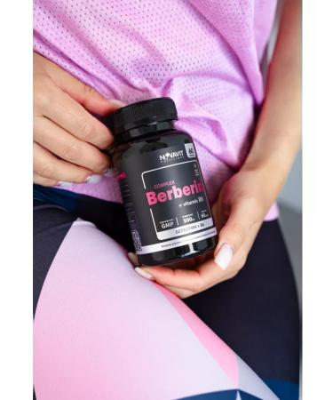 NOVAVIT nutritions Berberin Capsules for weight loss Berberine 500mg + B6 - Buy Online on GoSupps.com