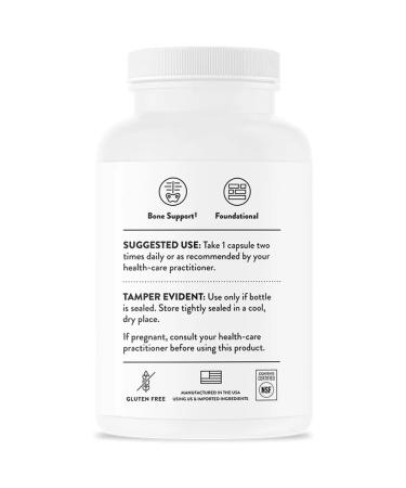 Thorne Research Calcium Helat Malat 250 mg 120 tablets - Buy Online on GoSupps.com