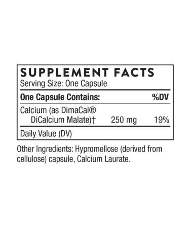 Thorne Research Calcium Helat Malat 250 mg 120 tablets - Buy Online on GoSupps.com