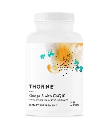 Thorne Research Omega-3 with coenzym Q10 Omega-3 W COQ10 90 capsules
