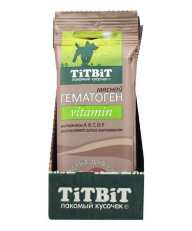 TiTBiT Dog treating hematogen meat vitamin 35g (10pcs) - Buy Online on GoSupps.com