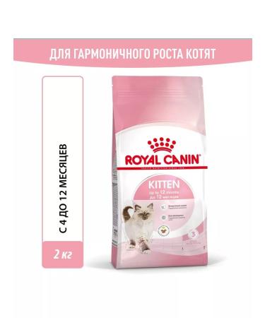Dry food balanced for kittens up to 12 months 2kg