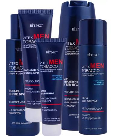 Vitex Hair shampoo gel for shower Men Tobacco - Buy Online on GoSupps.com