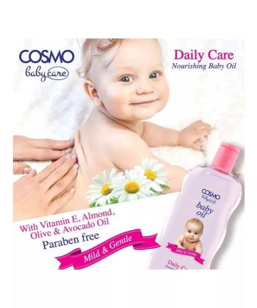 COSMO Baby oil for care and massage 200 ml 2 pcs - Buy Online on GoSupps.com
