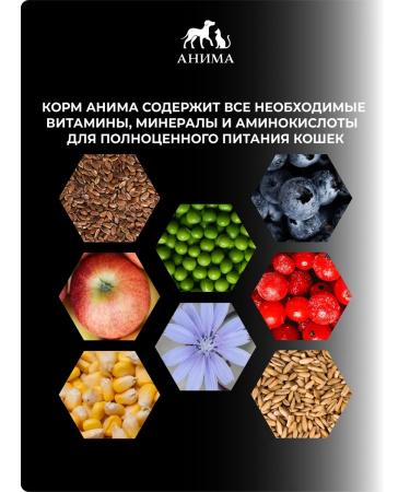 ANIMA Dry food for sterilized cats "salmon and peas" 3 kg - Buy Online on GoSupps.com