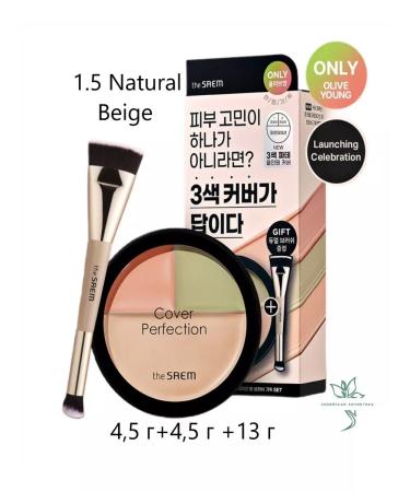 THE SAEM Cover Cover Perfection Triple Foundation Balm 1.5