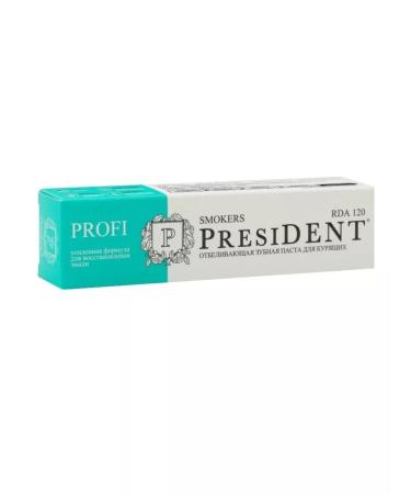 President Profi toothpaste Smokers 50 ml 1pc - Buy Online on GoSupps.com