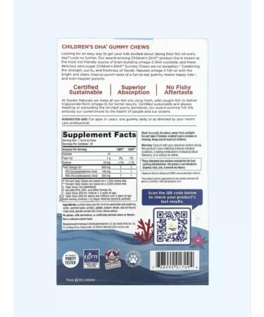Nordic Naturals Children's DGK (Omega-3) Children's Dha 600 mg 30 pcs - Buy Online on GoSupps.com