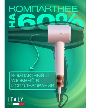 Meyvel Hair hair dryer 1600 W MF9-1600 (PINK) - Buy Online on GoSupps.com