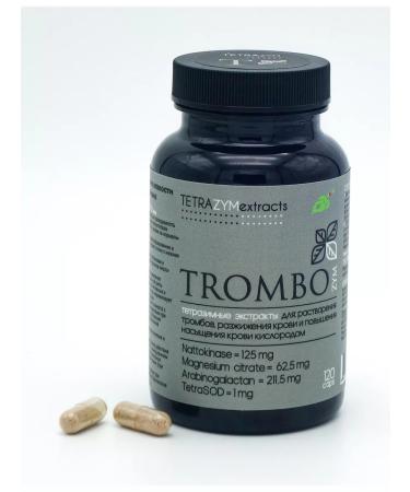 Sib-KruK Capsules "Tetra Zym Extracts" Trombo for the heart and blood vessels