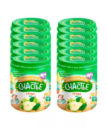 A little happiness Puree "pear" from 4 months. 90g 12 pcs