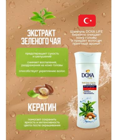 DOXA Set of shampoo with green tea and keratin extract - Buy Online on GoSupps.com