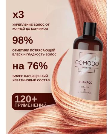 Comodo Set of shampoos Vanilla & amber and Vanilla Musk 250+250 - Buy Online on GoSupps.com
