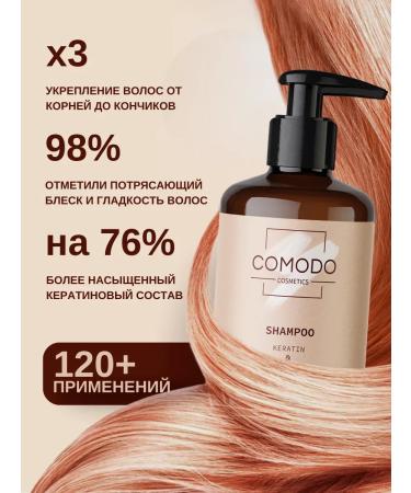 Comodo Set of shampoos Vanilla & amber and Vanilla Musk 500+500 - Buy Online on GoSupps.com