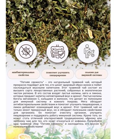 Vyatka Gifts of Nature Herbal tea "Summer freshness" 100 grams - Buy Online on GoSupps.com