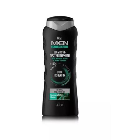 Iris Cosmetic Shampoo "Men" control over fat content against dandruff