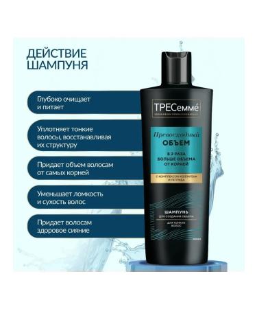 TRESemme Shampoo and hair air conditioner volume of the cod 400 ml 2 pcs - Buy Online on GoSupps.com