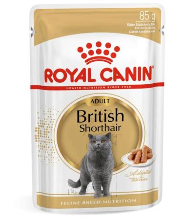 ROYAL CANIN Wet feed British shorthair for cats British 85 g 5pcs - Buy Online on GoSupps.com