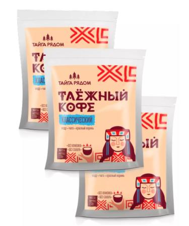 Health Basics Taiga coffee "Classic" 3pcs of 130 g - Buy Online on GoSupps.com
