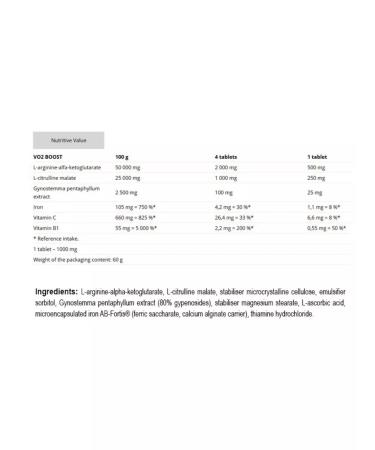 NUTREND VO2 BOOST Sports Foreigning Complex - Buy Online on GoSupps.com