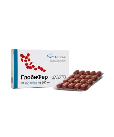 Globifer Forte Dietary supplement to replenish iron deficiency No. 20 - Buy Online on GoSupps.com