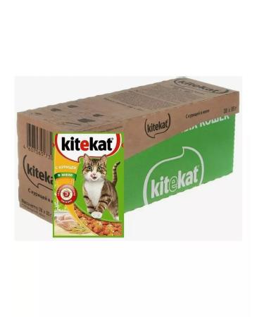 Kitekat Wet food for cats kitiktet chicken in jelly 28*85 grams