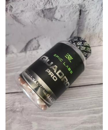 Epic Labs Quadro Pro for a set of muscle mass 60 capsules - Buy Online on GoSupps.com