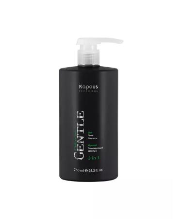 KAPUS PROFESSIONAL Shampoo tonic 3 B1 Gentlemen 750 ml Kapous - Buy Online on GoSupps.com