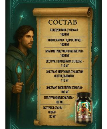 POTION MAKER Glucosamine chondroitin MSM chondroprotector for joints - Buy Online on GoSupps.com