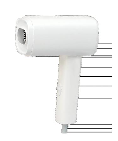 ALLPUFF Hair hair dryer 1.6 kW white A00FDV129 - Buy Online on GoSupps.com