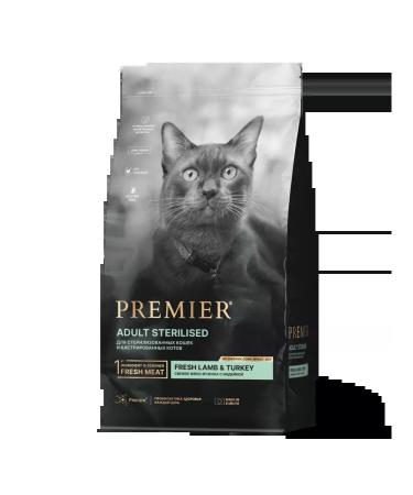 PREMIER Dry food for sterilized cats of lambs with a turkey 8kg