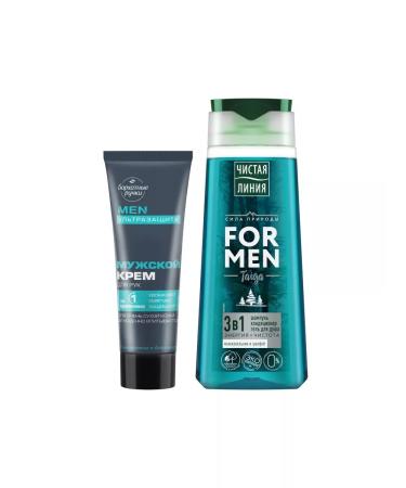 Clean line Set for men hair shampoo 3B1 and hand cream - Buy Online on GoSupps.com