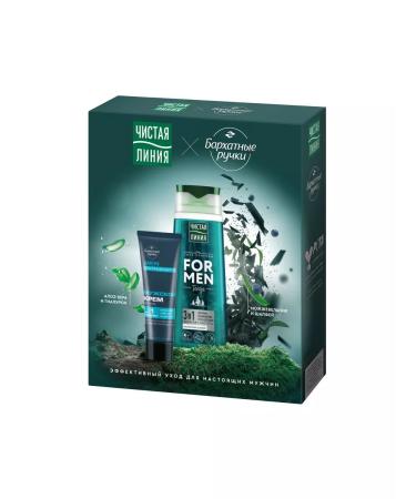 Clean line Set for men hair shampoo 3B1 and hand cream - Buy Online on GoSupps.com