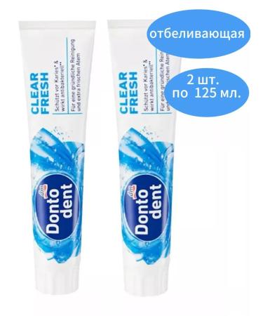 Balea Dontododent Clear & Fresh toothpaste 2 pcs