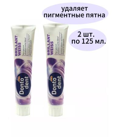 Dontodent Brillant Weiss toothpaste 2 pcs