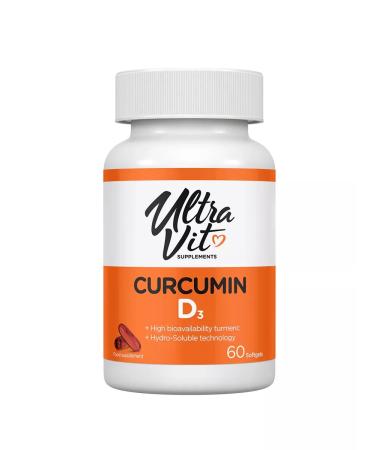 Fitnessland Curcumin D3 Kurkumin 60 capsules - Buy Online on GoSupps.com