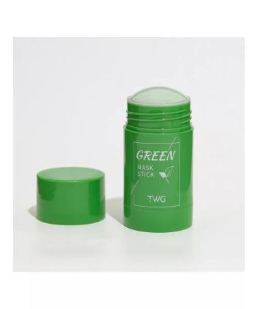 Cosmetics Clay mask from acne green