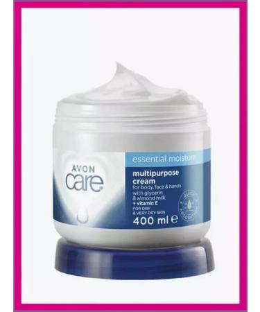 AVON Cream for face hands and body with almond milk 400 ml