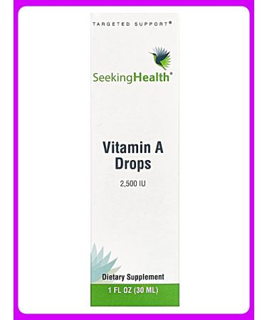 Seeking Health Vitamin A in drops of 1500 g 30 ml - Buy Online on GoSupps.com