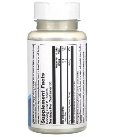 KAL Magnesium citrate 400 mg 60 tablets - Buy Online on GoSupps.com