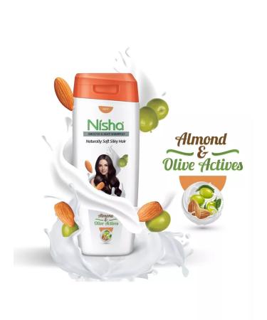Yutika Shampoo almonds and olives Nisha Smuffa & Silka 180 ml - Buy Online on GoSupps.com