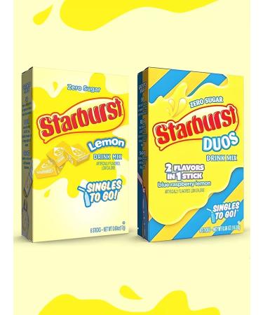 Starburst Lemon drink Blue Raspberry Lemon 2 pcs. 6 US portions