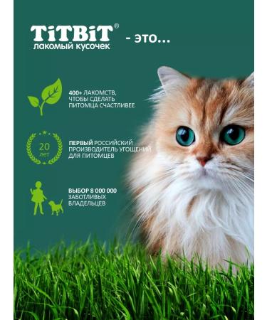 Titbit A set of treats for cats Cream-Sup with a rabbit 10g x 48pcs - Buy Online on GoSupps.com