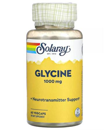 Solaray Glycine 1000 mg Glycine 60 capsules