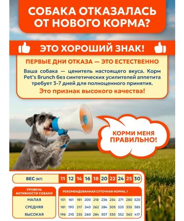 Pet's Brunch Dry food for dogs of medium breeds with chicken 14kg - Buy Online on GoSupps.com